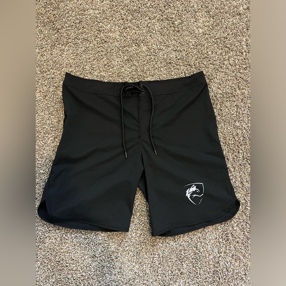 Alphalete Other - Alphalete Swim Men's Size L Board Shorts Black 7” Inseam Gym Beach Workout
